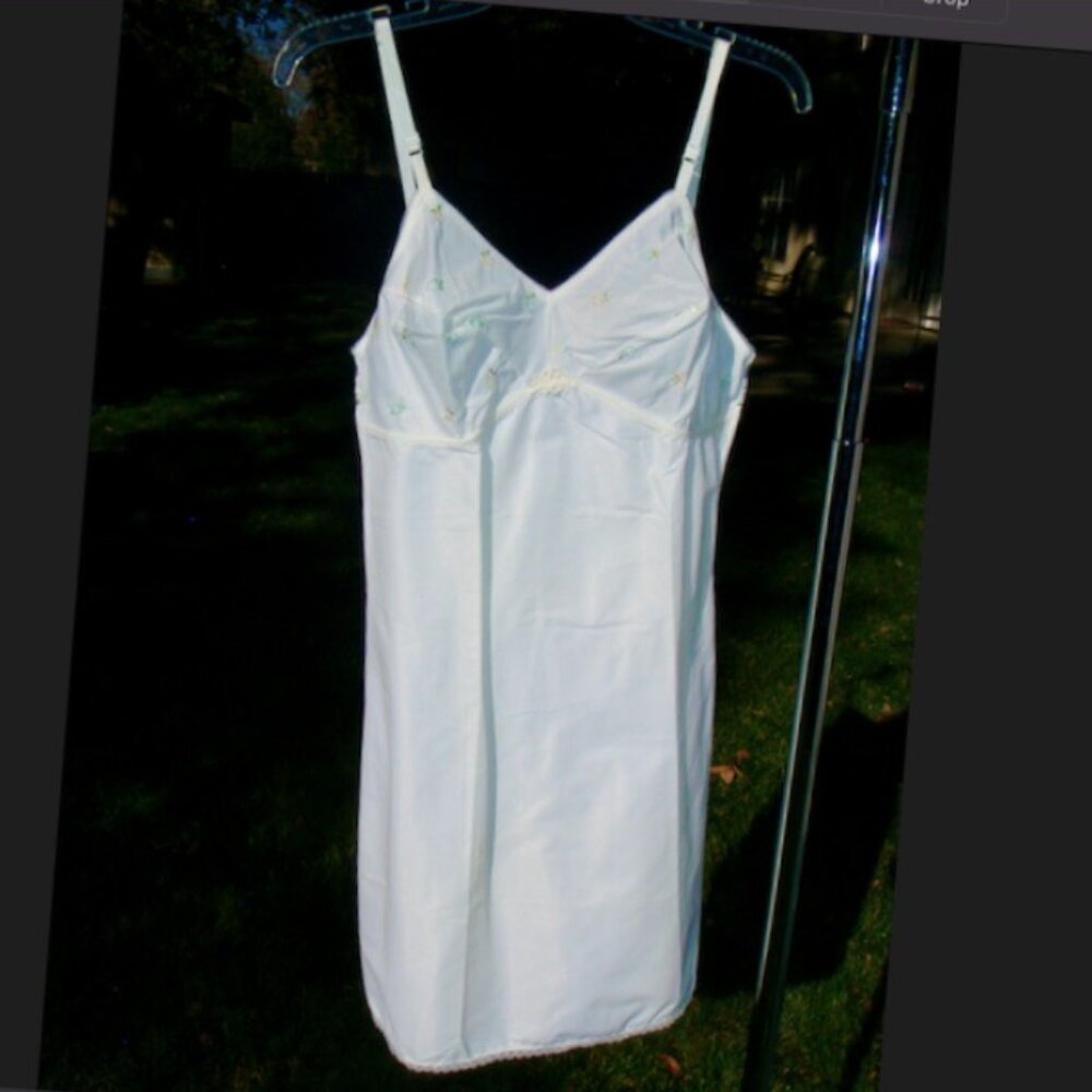 Floral Apples Vintage Slip